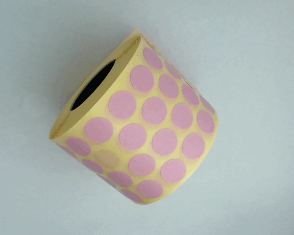 RLX ETIQUETTE RONDE 10MM -ROSE
