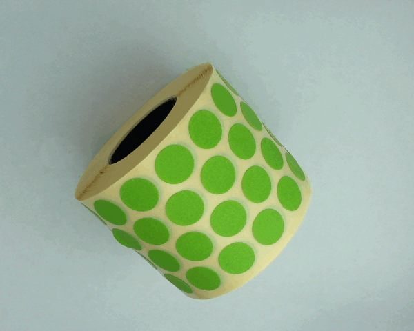 RLX ETIQUETTE RONDE 10MM -VERT