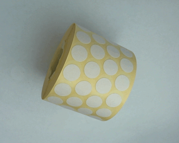 RLX ETIQUETTE RONDE 10MM -BLANC (25000 pcs)