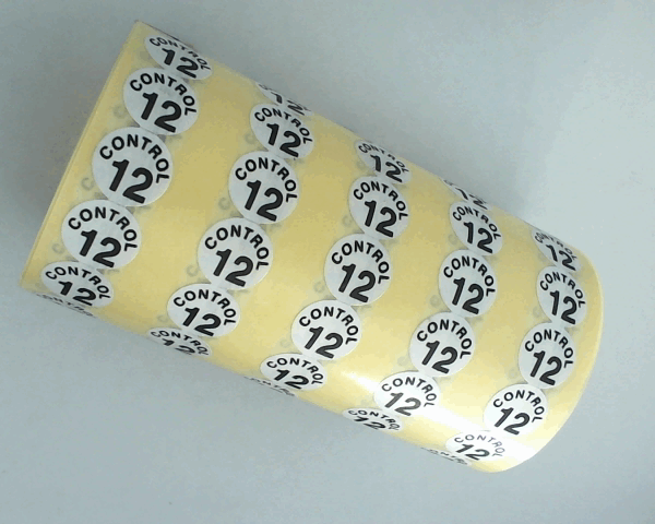 RLX ETIQUETTE NUMEROTE 12 MM