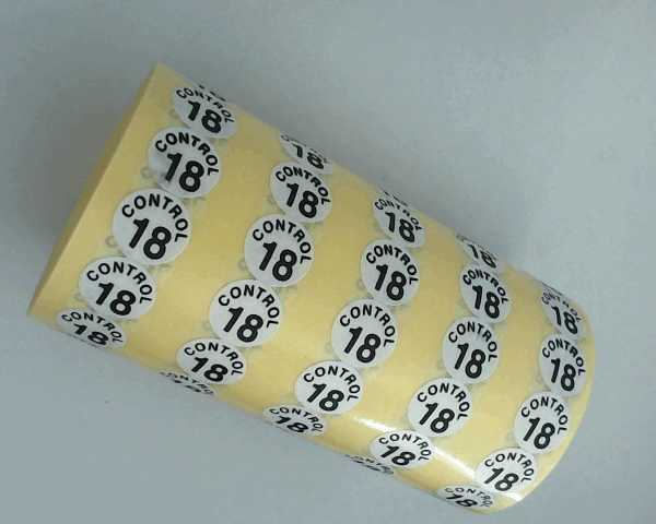 RLX ETIQUETTE NUMEROTE 12 MM
