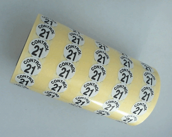 RLX ETIQUETTE NUMEROTE 12 MM