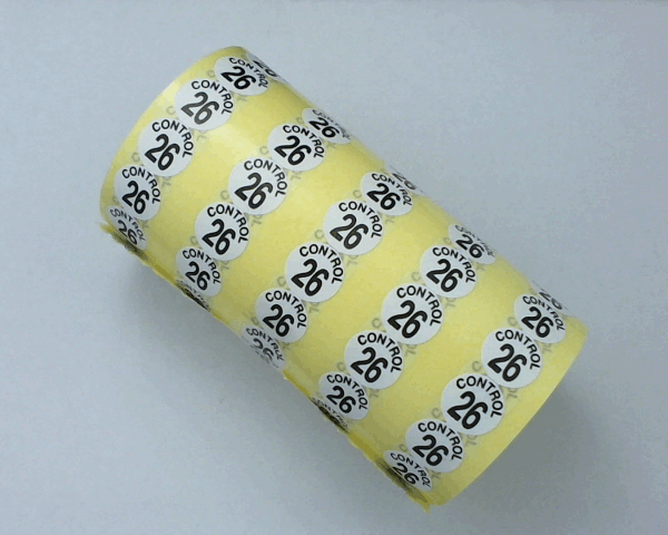 RLX ETIQUETTE NUMEROTE 12 MM