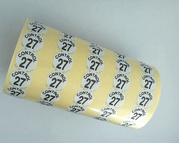 RLX ETIQUETTE NUMEROTE 12 MM