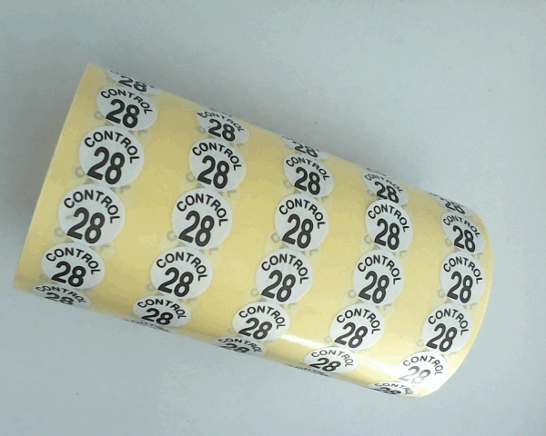 RLX ETIQUETTE NUMEROTE 12 MM