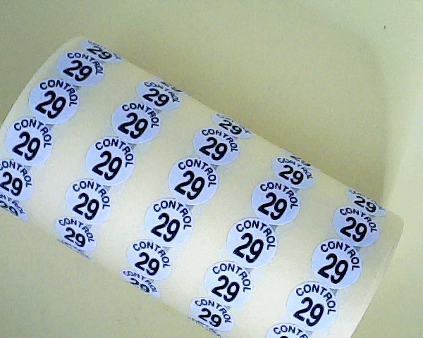 RLX ETIQUETTE NUMEROTE 12 MM