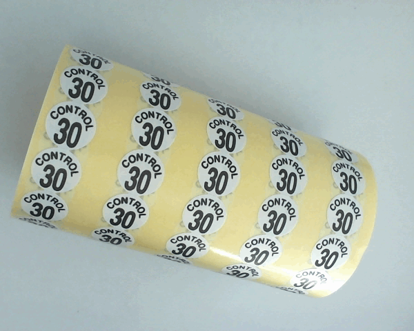 RLX ETIQUETTE NUMEROTE 12 MM