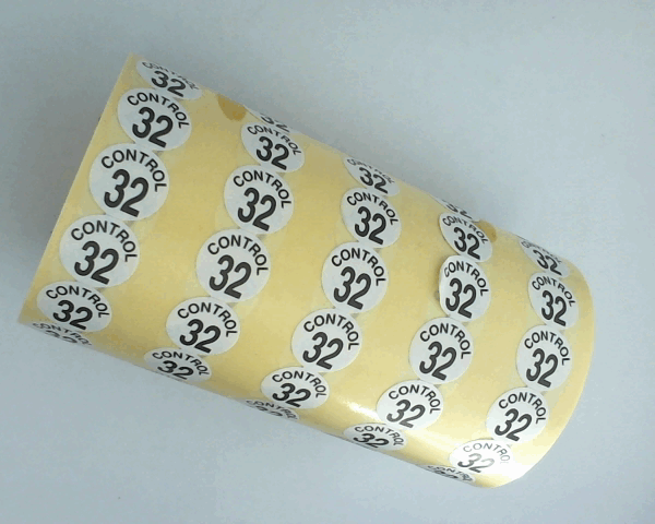 RLX ETIQUETTE NUMEROTE 12 MM