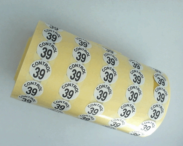 RLX ETIQUETTE NUMEROTE 12 MM