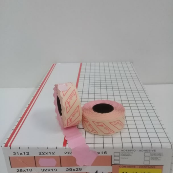 ETIQUETTE 22X12 C4+ ROSE