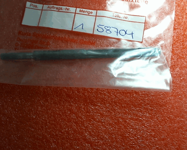 HOLLOW DRILL  Ø8 l=115 HOLDING FIXTURE Ø5 (copy)