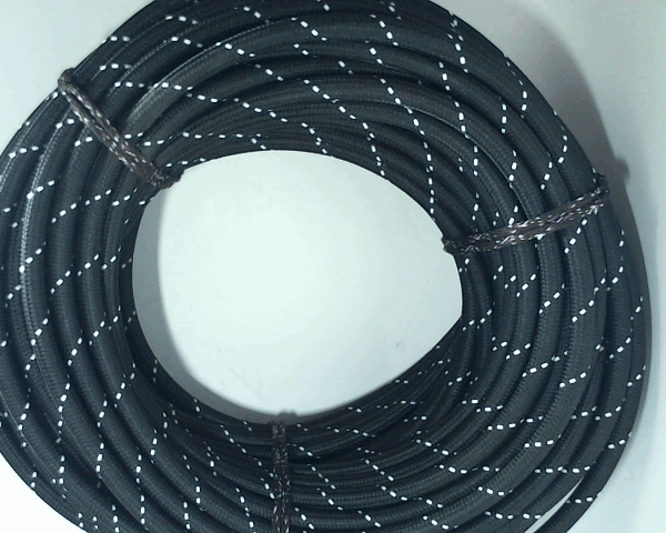 TUYAU SILICONE REVETU POLYESTER = 344**