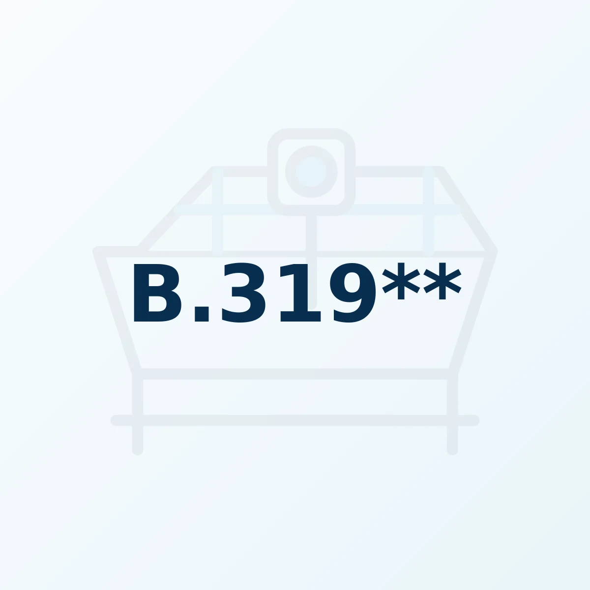 Référence produit B 319** Référence produit B.319**