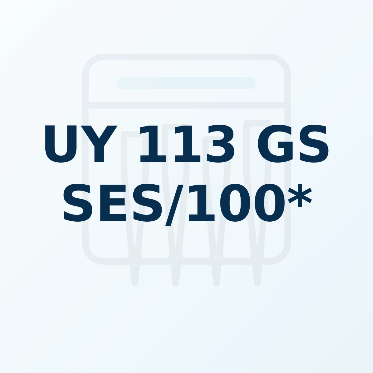 Référence produit UY 113 GS SES/100* Référence produit UY 113 GS SES/100*