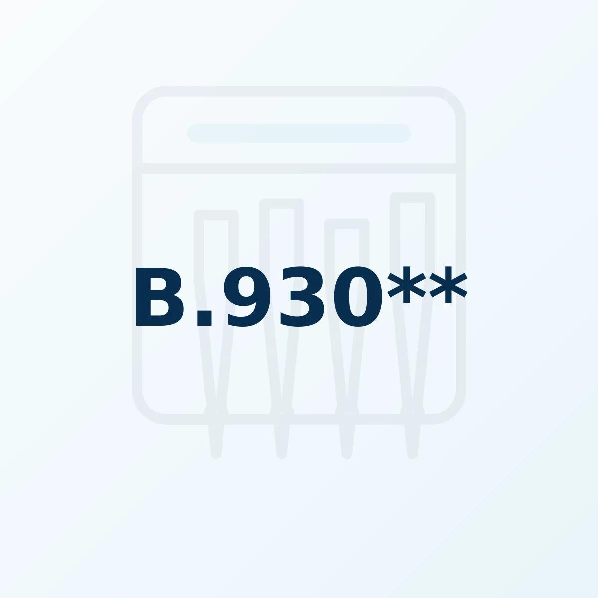 Référence produit B 930** Référence produit B.930**