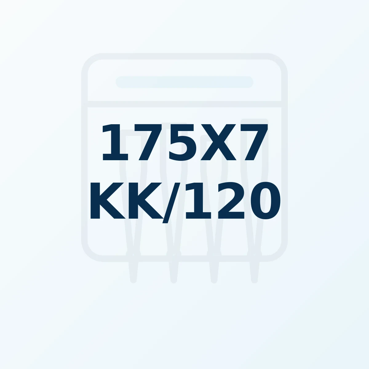 Référence produit 175X7 KK/120 Référence produit 175X7 KK/120