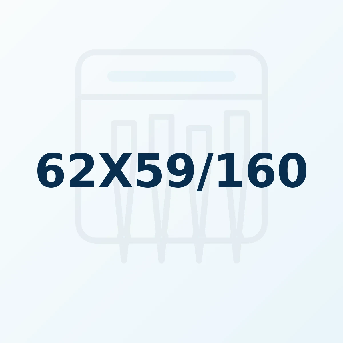 Référence produit 62X59/160 Référence produit 62X59/160