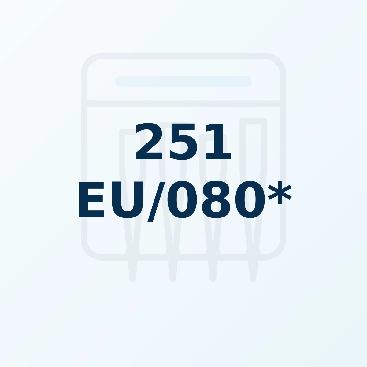 Référence produit 251 EU/080* Référence produit 251 EU/080*