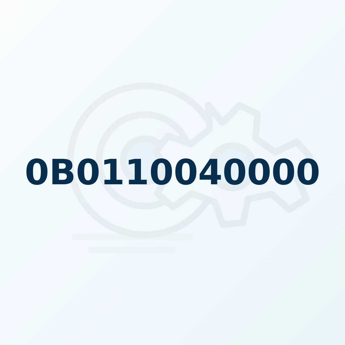Référence produit 0B0110040000 Référence produit 0B0110040000