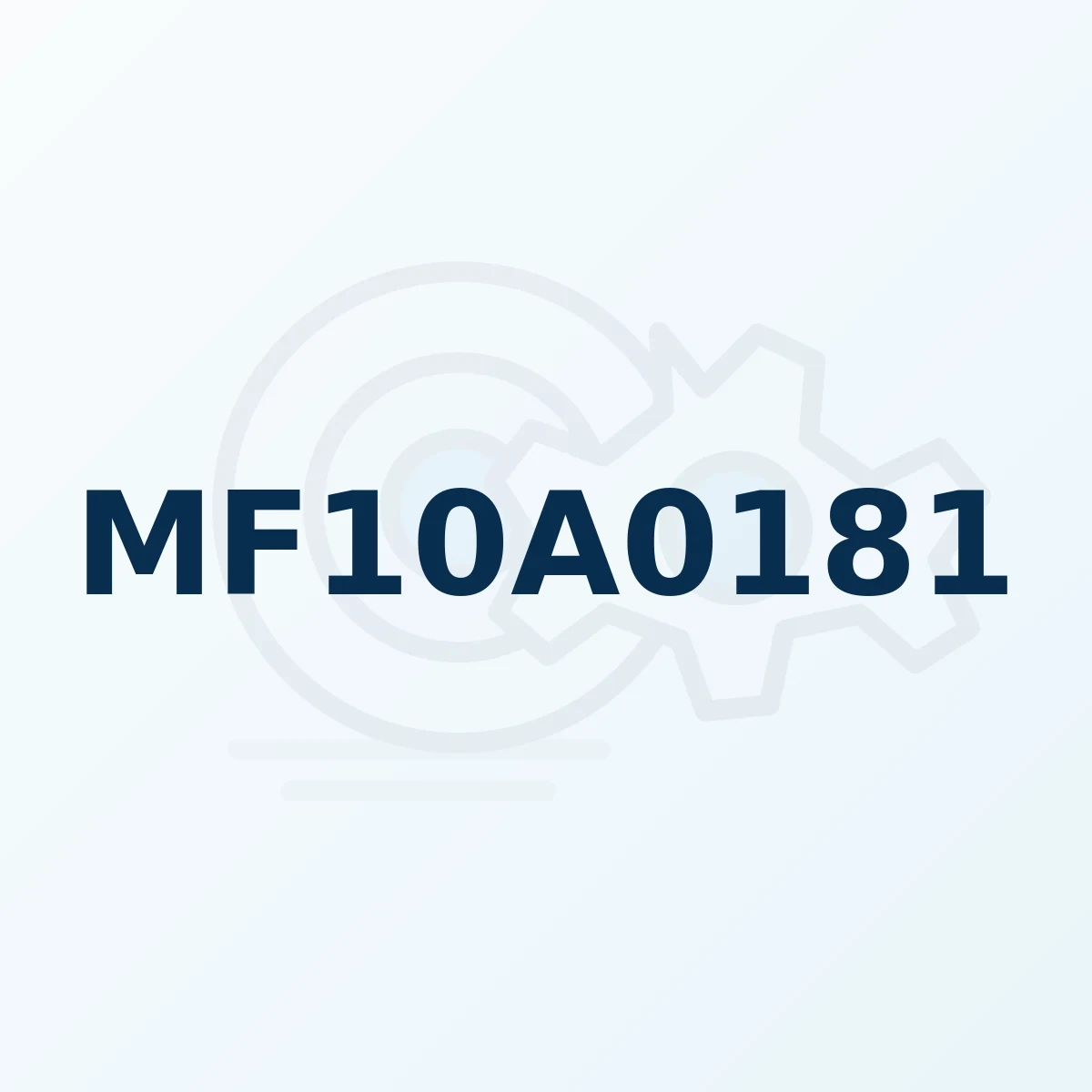 Référence produit MF10A0181 Référence produit MF10A0181